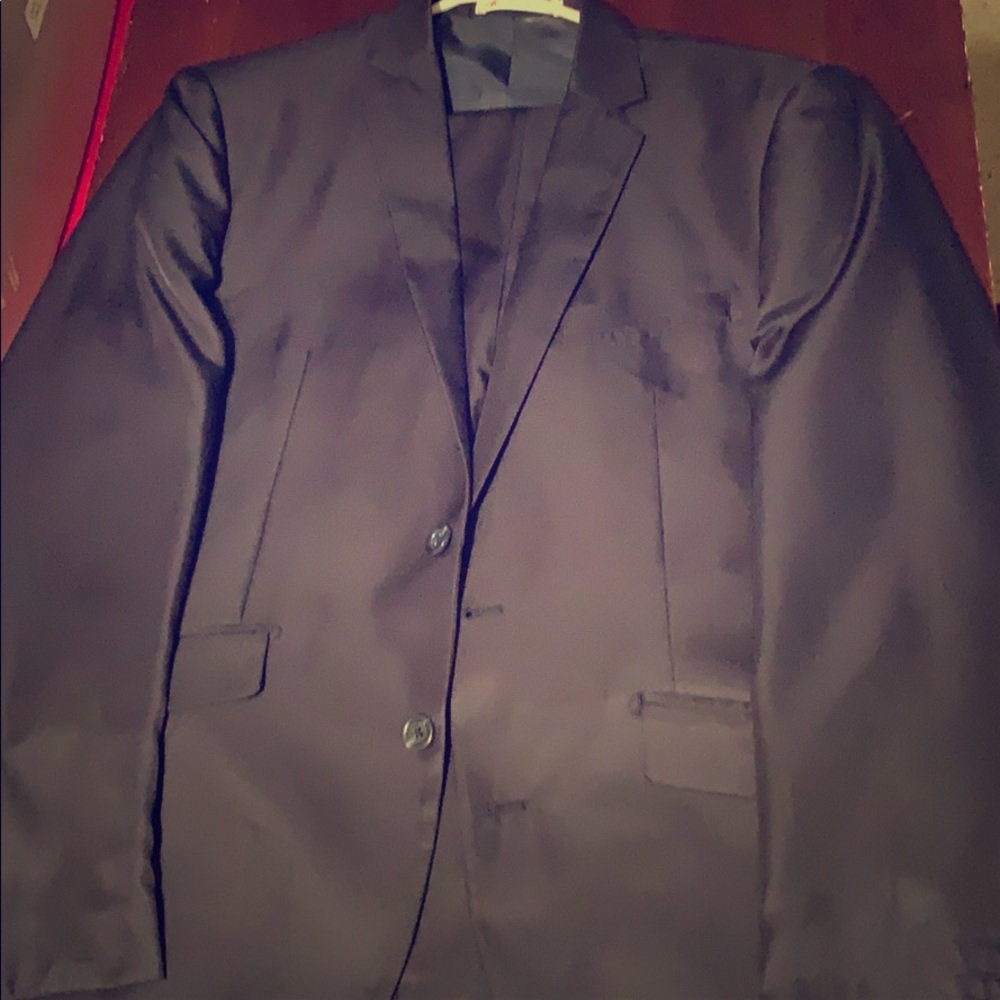 Navy Blue Braveman 2-piece Slim-fit Suit